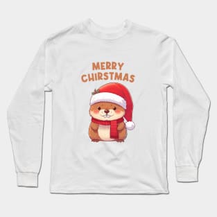 Merry Christmas Funny Marmot Long Sleeve T-Shirt